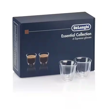 Espresso kollekció, 90ml, 6db duplafalú üvegpohár
