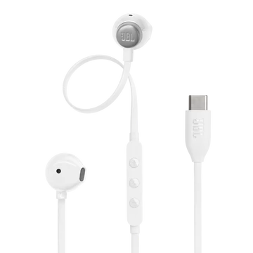 JBL TUNE 305C USB-C vezetékes fülhallgató, fehér