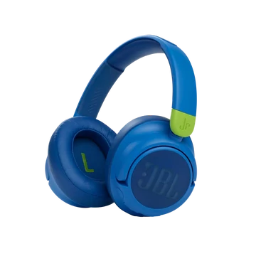 JBL JR460NC bluetooth-os, zajszűrős fejhallgató, kék