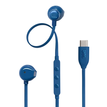 JBL TUNE 305C USB-C vezetékes fülhallgató, kék