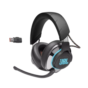 JBL Quantum 810 Gamer, zajszűrős, vezeték nélküli fejhallgató, fekete