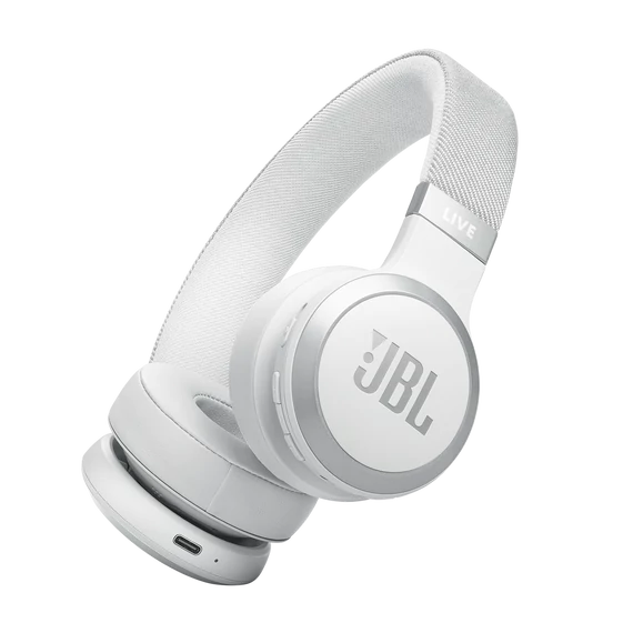 JBL Live 670NC Bluetooth fejhallgató, fehér