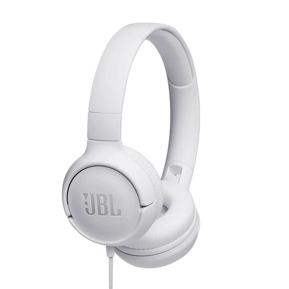 JBL T500 fejhallgató, fehér