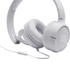 Kép 2/5 - JBL T500 fejhallgató, fehér